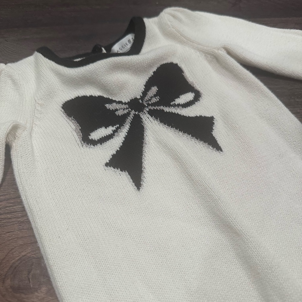 5 for $20 || Chic Kids One Piece with Bow Design 0-3MOS Maggie & Zoe - Picture 2 of 6
